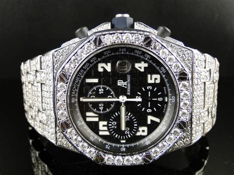 iced out uhr audemars piguet|Audemars Piguet jewelry.